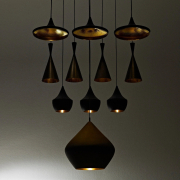 Lampa wisząca Beat Stout czarna Tom Dixon