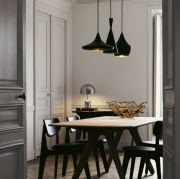 Lampa wisząca Beat Stout czarna Tom Dixon