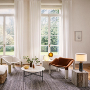 Fotel F300 Smooth Leather cream Gubi
