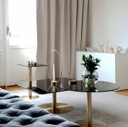 Stolik kawowy Flash Circle brass Tom Dixon