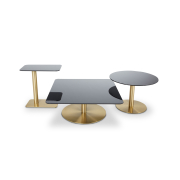 Stolik kawowy Flash Circle brass Tom Dixon