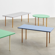 Stół Two-Colour 200 cm niebieski-czerwony Hay