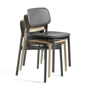 Krzesło Soft Edge 60 bordowe HAY