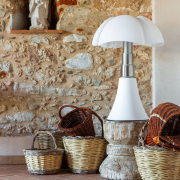 Lampa stołowa Pipistrello Pop White Matt 50 cm Martinelli Luce