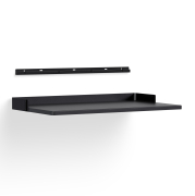 Regał modułowy Pier System 13 czarny - anodowane aluminium HAY