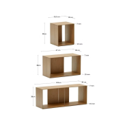 Regał modułowy Litto 4 elementy Kave Home
