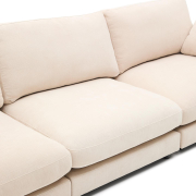 Sofa Gala 3 osobowa beżowa Kave Home