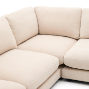Sofa Gala z lewym szezlongiem beżowa Kave Home