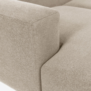 Sofa Blok 3 osobowa z prawym szezlongiem beżowa Kave Home
