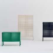 Komoda Perforated small złamana biel HAY