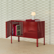 Komoda Perforated small złamana biel HAY