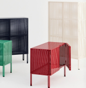Komoda Perforated small złamana biel HAY