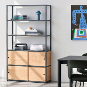 Stół Annex Flush 200 cm jasnoszare linoleum HAY