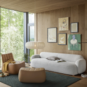 Sofa Gem 3-osobowa Flamour Rose Northern