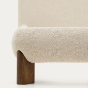 Łóżko Odina 160 cm - nogi jesion orzechowy Kave Home