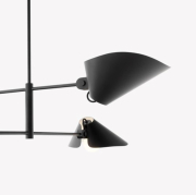 Lampa wisząca Bonnet SC93 czarna Andtradition
