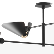 Lampa wisząca Bonnet SC93 czarna Andtradition