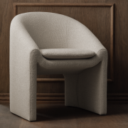 Krzesło Mielo brązowe Bolia