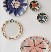 Miska La Pittura 12 cm Moon face vine HAY