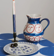 Miska La Pittura 18 cm Deep blue flower HAY