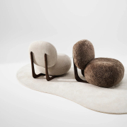 Fotel Cooper Giada 02-2 - dąb ciemny przydymiony Norr 11