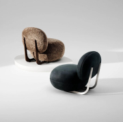 Fotel Cooper Giada 02-2 - dąb ciemny przydymiony Norr 11