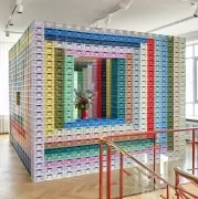 Skrzynka Colour Crate medium bordowa HAY