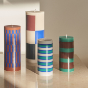 Świeca Column L zielona HAY