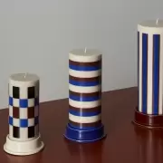 Świecznik Column 12,8 cm bordowy Hay