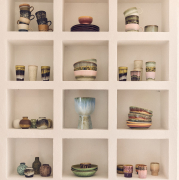 Filiżanka ceramiczna do herbaty 70s slush HKliving