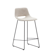Krzesło barowe Zahara 98 cm beżowe Kave Home