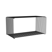 System modułowy Panton Wire 2 moduły 70 × 34,8 × 34,8 cm czarny Montana