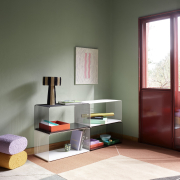 System modułowy Panton Wire 3 moduły z półką niebieski Montana