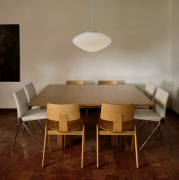 Krzesło Kape IF7 podstawa polerowane aluminium - tapicerka Clay 0003 Andtraditio