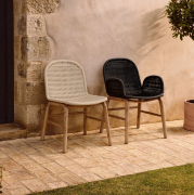 Krzesło ogrodowe Alipa ciemnoszare Kave Home