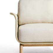 Sofa ogrodowa Alipa 3-osobowa ecru kave home