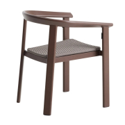 Zestaw ogrodowy Erice stół 230 cm + 6 krzeseł brązowy Kave Home