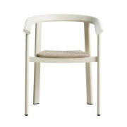 Zestaw ogrodowy Erice stół 230 cm + 6 krzeseł beżowy Kave Home