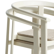 Zestaw ogrodowy Erice stół 230 cm + 6 krzeseł beżowy Kave Home