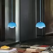 Lampa wisząca Flowerpot VP10 steel blue Andtradition