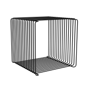 Moduł Panton Wire 34,8 × 34,8 × 34,8 cm z półką czarny Montana