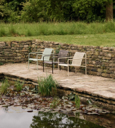 Fotel ogrodowy Dapple brązowy Ferm Living