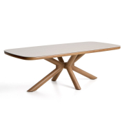 Zestaw ogrodowy Mirtia stół + 6 krzeseł kave home