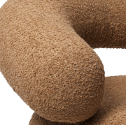 Fotel obrotowy Orbo brązowy Ferm Living