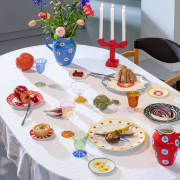 Świecznik Chunk zielony &k Amsterdam