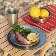 Miska metalowa Outdoor Market 2 szt. Hay