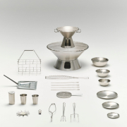 Miska metalowa Outdoor Market 2 szt. Hay