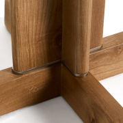 Lampa stołowa Niani drewno kauczukowe naturalne Kave home