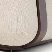Sofa ogrodowa Tamaris 3 osobowa brązowa Kave Home