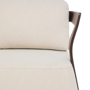 Sofa ogrodowa Tamaris 3 osobowa brązowa Kave Home
